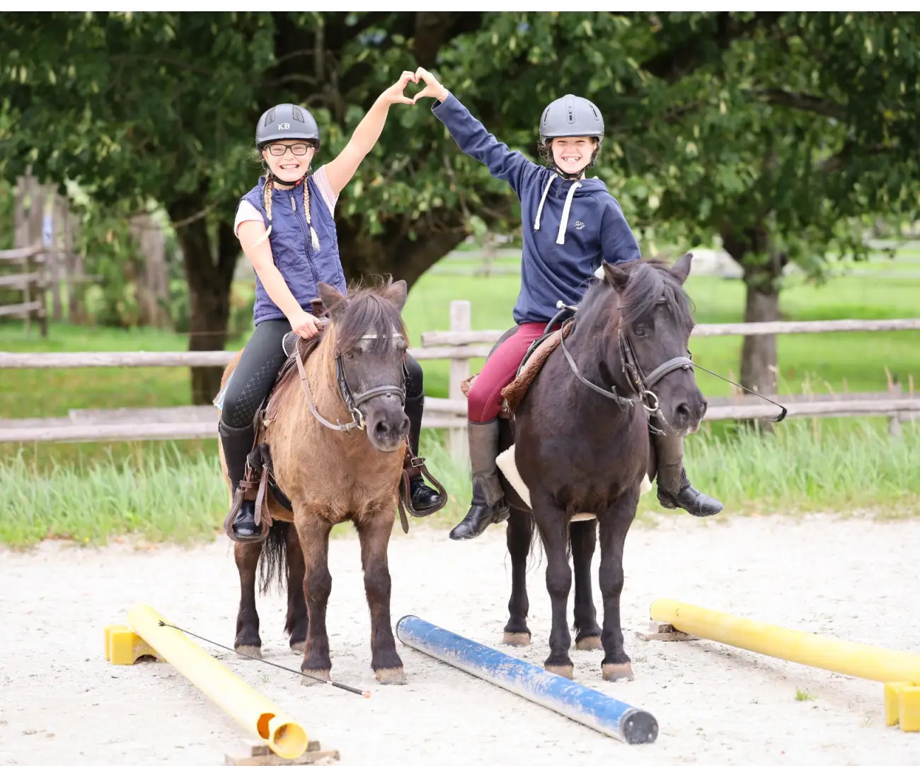 Reiten lernen in der Natur
