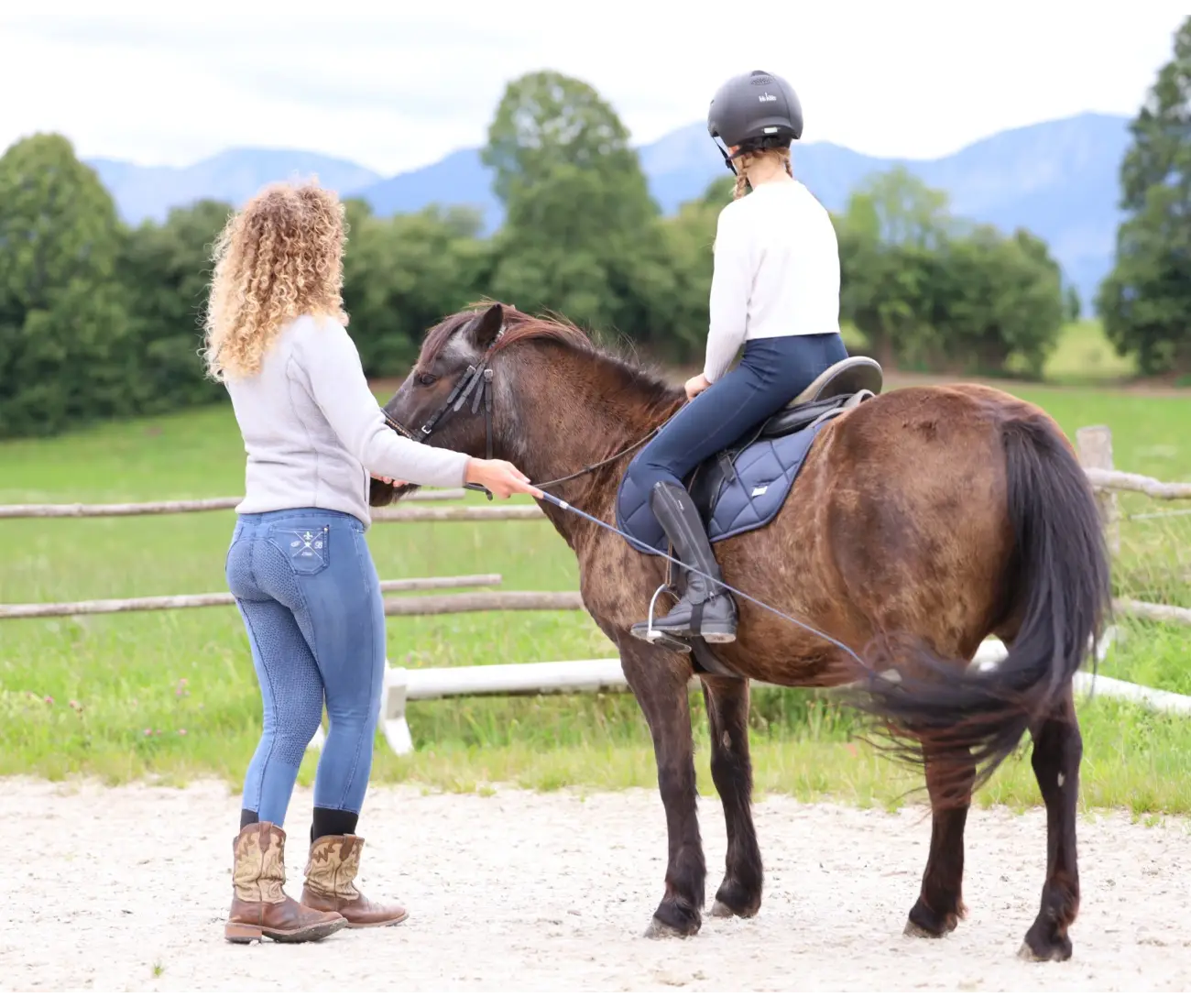 Reiten lernen in der Natur